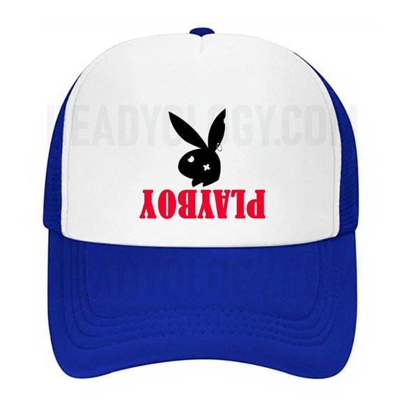 BlackPlayboy Bunny baseball hat meshaback snapback trucker hat - Picture 10 of 10